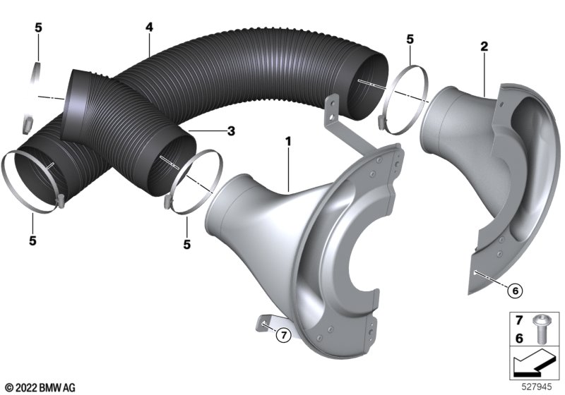 Воздуховод тормозного механизма