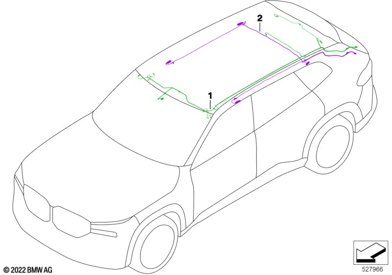 Жгут проводов крыши