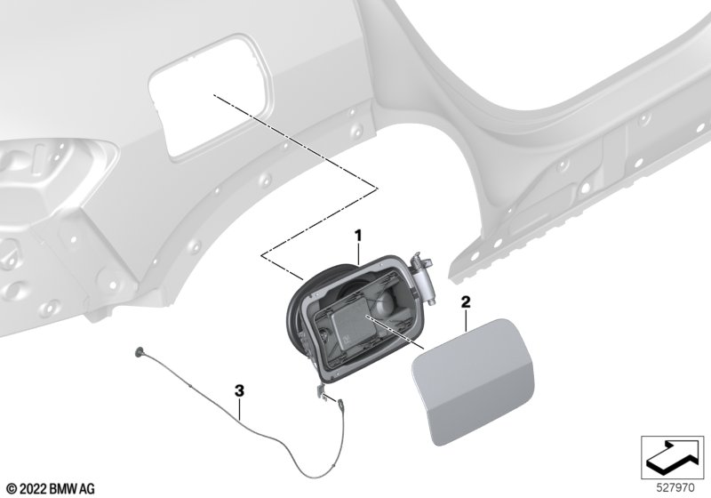 Заслонка заливного отверстия