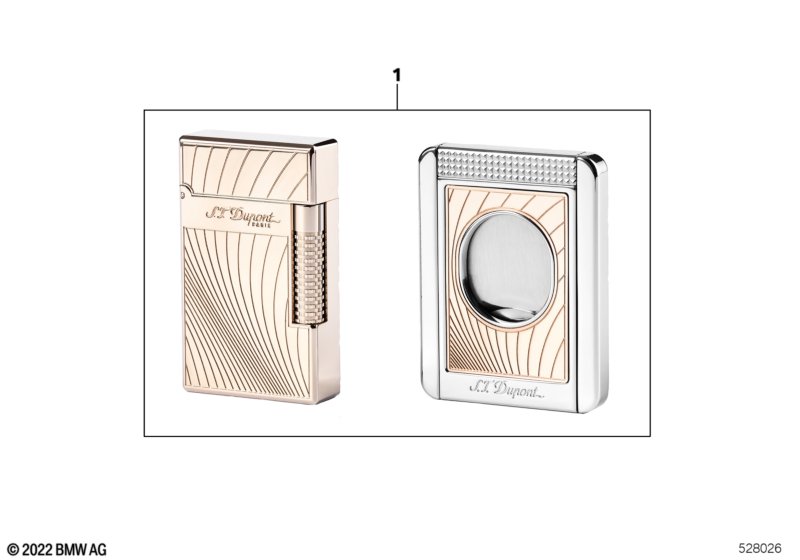 Зажигалка и гильотина для сигар