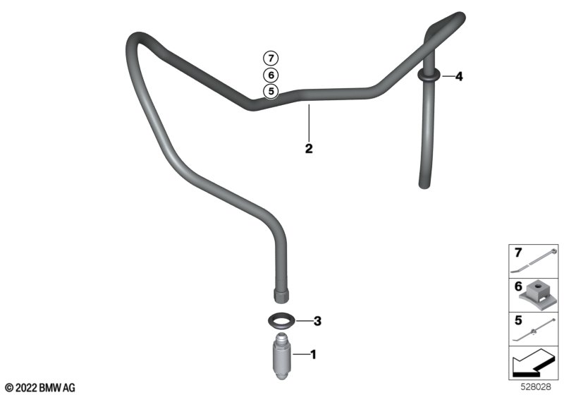 Клапан вент.топл.бака / трубопроводы