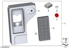 Панель управления в центральной консоли