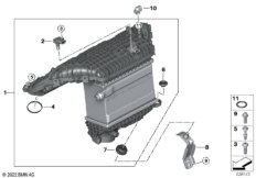 Система впуска воздуховода наддув.возд.