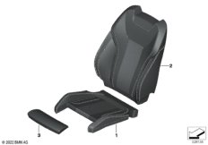 Инд. обивка спортивного сиденья Пд