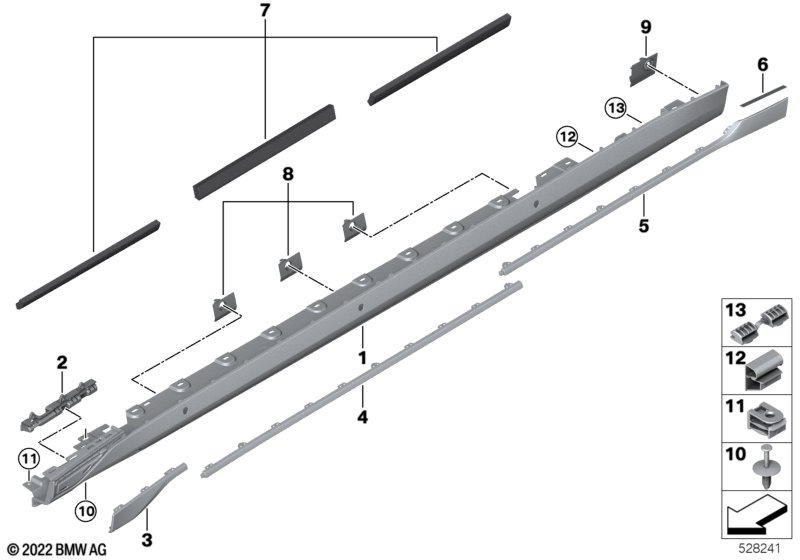 Накладка порог / арка колеса