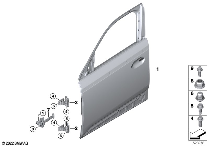 G-серия  Петля двери Л Нж