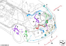 Рем.кабель основн.жгут проводов - сзади