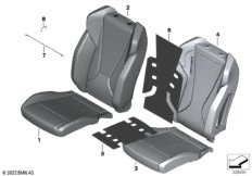 Набивка и обивка спортивного пер.сиденья