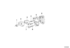 Дверь Пд-клиновой фиксатор замка