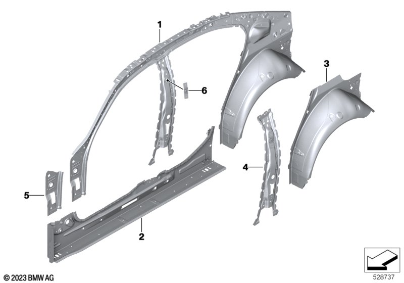 Боковой каркас Внутр