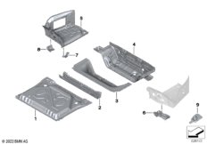 Дополнит.элементы пола багажника