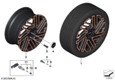 MINI л/с диск Final Spoke 665 - 18"