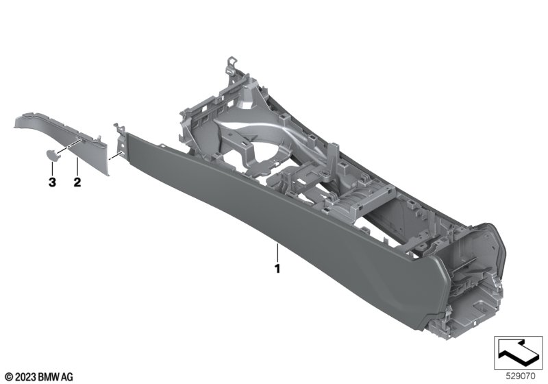 Individual центральная консоль кожа