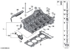 Головка блока цилиндров-доп.элементы