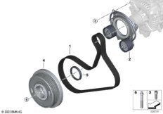 Демпфер крут.колебаний ременного прив.