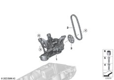 Смазочная система/маслян.насос с прив.