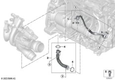 Подача масла турбонагнетателя