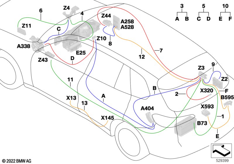 Кабель питания, основной жгут проводов