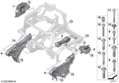 Подвеска электрического привода