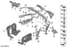 Дополнительные элементы моторного отсека