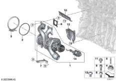 Турбонагнетатель со смазкой