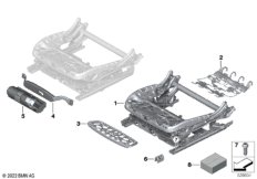 Каркас подушки переднего сиденья