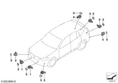 Сигнализация авар.сближен.при парк.(PDC)