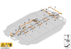 Модульный соединитель высоковольтной АКБ