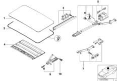 Подъемно-сдвижная крышка люка/Рама люка