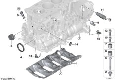 Блок цилиндров/дополнительные элементы