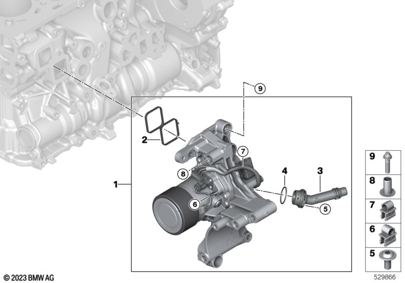 B57P помпа охлаждающей жидкости