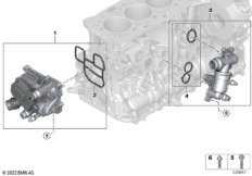 Корпус термостата системы охлаждения