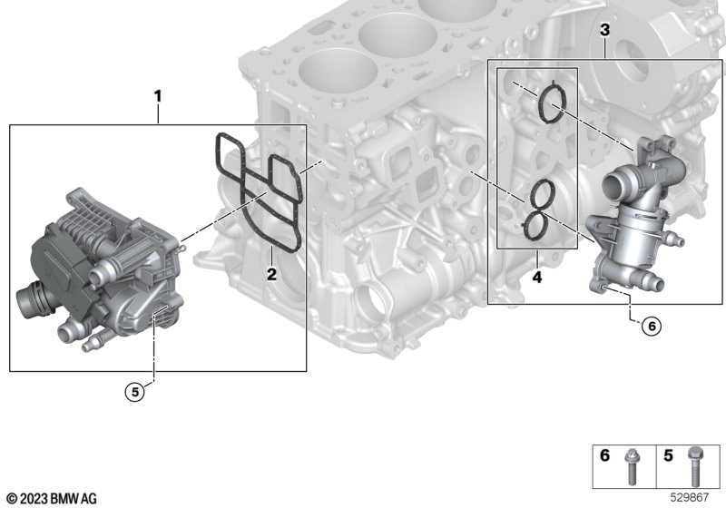 Корпус термостата системы охлаждения