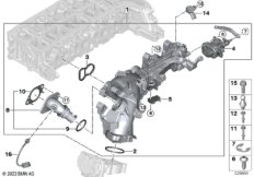 Система впуска AGR с упр.заслонками