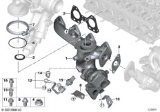 Турбонагн.с выпускным коллектором