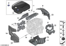 Звукоизоляционный кожух двигателя