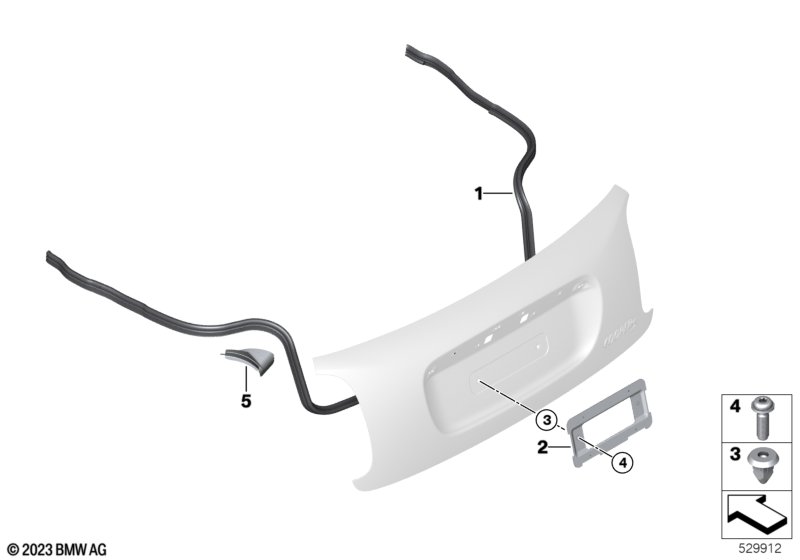 Багажная дверь, дополнительные элементы