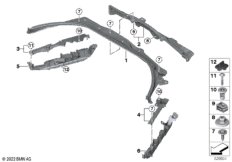 Дополнительные элементы моторного отсека