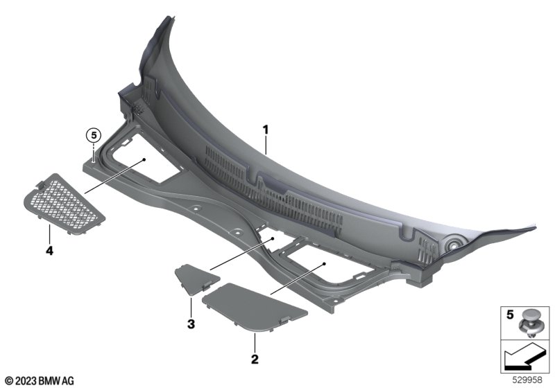 Обшивка обтекателя Наруж