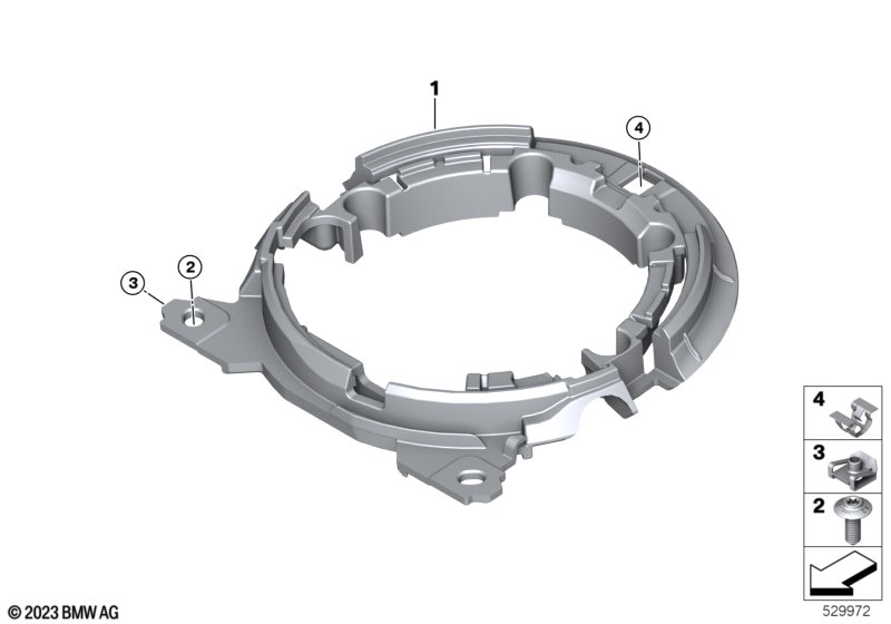 Фиксирующее кольцо для кожуха топл. бака