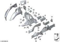 Брызговик Зд/детали днища