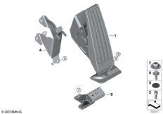 Привод педали аксел./модуль педали акс.