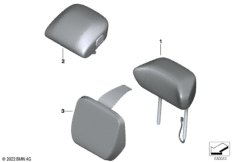 Индивидуальный подголовник задний