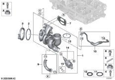 Турбонагнетатель со смазкой