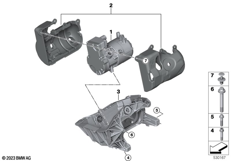 Электрический компрессор кондиционера