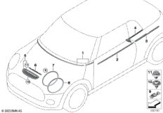 Наружные накладки/дек.решетки I