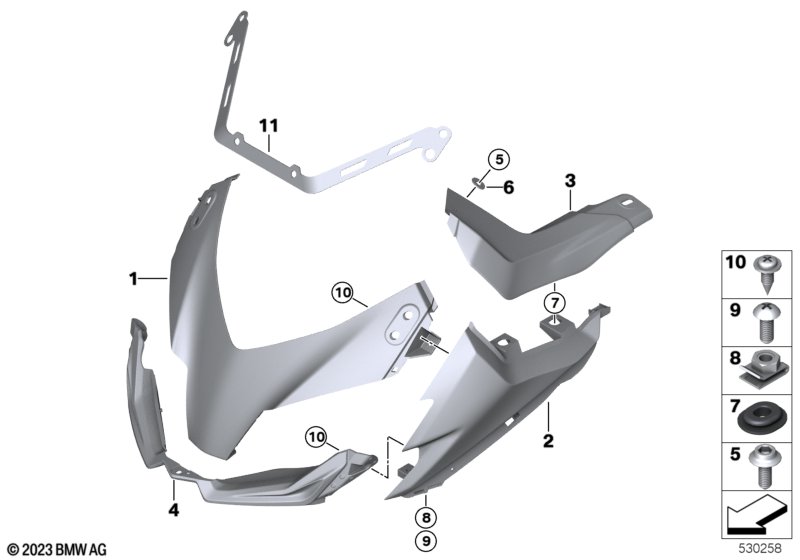 Облицовка фары