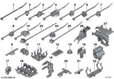 Различные держатели провода