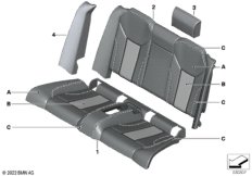 Индивидуальный чехол заднего сиденья