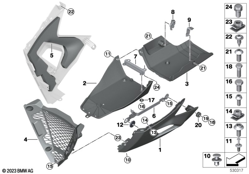 спойлер двигателя